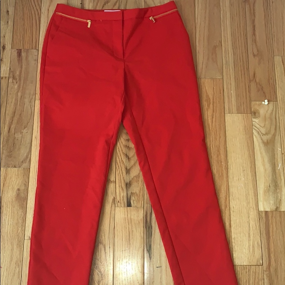 Calvin Klein bright red pants